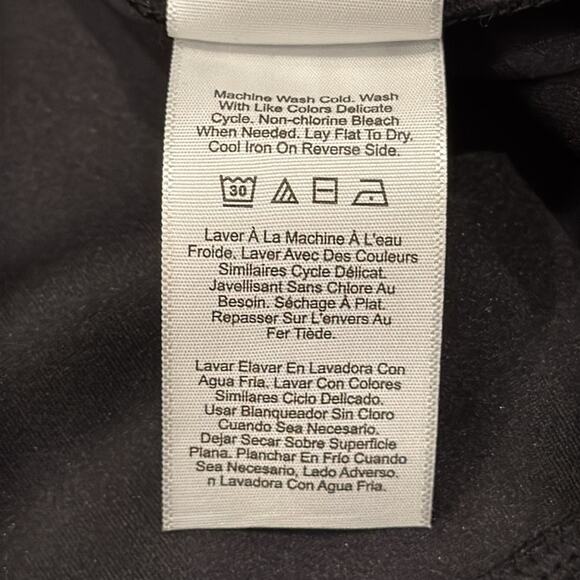 NWT Halston Women's Fuzzy Heart Oversized Sweatshirt Black Size XL - Picture 10 of 14